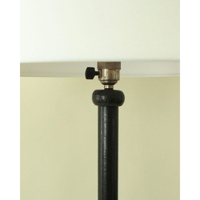 Neoclassical Wrought Iron Floor Lamp, 1930s For Sale - Image 6 of 9