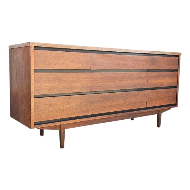 Mid Century Dresser Credenza by Stanley For Sale