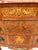 Vintage Louis XV Style Floral Marquetry Bombe Commode With Marble Top For Sale - Image 12 of 18