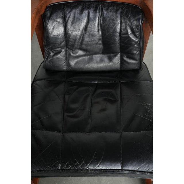 2000 - 2009 Art Deco Decoforma Series Dining Armchairs in Black Leather from Schuitema, Set of 4 For Sale - Image 5 of 18
