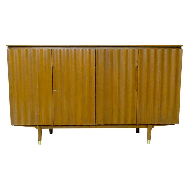 Jan Kuypers Wave Front Birch Sideboard by Imperial of Canada For Sale