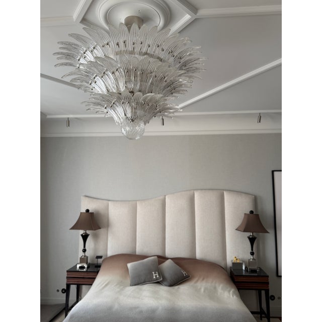 Bold Eclectic Murano Feather Chandelier, 2010 For Sale - Image 4 of 14