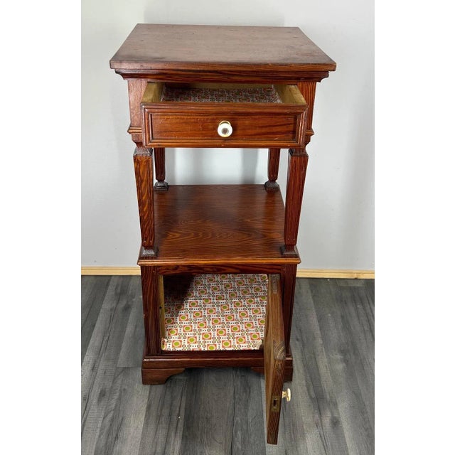 French Carved Bedside Table For Sale - Image 10 of 11