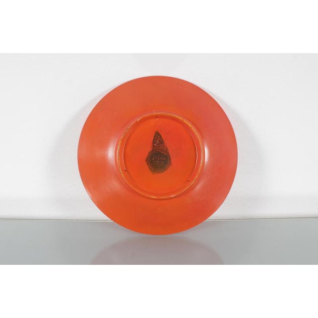 Gold Coppa Aurum Centerpiece in Glazed Ceramic attributed to G. Andlovitz for Lavenia, Italy, 1930s For Sale - Image 8 of 12