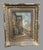 Gold Antique Impressionistic Italian Scenic Landscape Street Scene Oil Painting on Board Circa 1900, Framed For Sale - Image 8 of 11