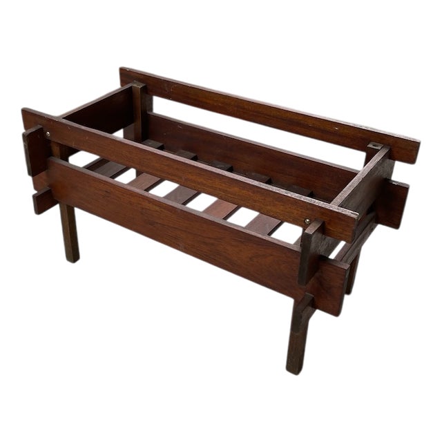 Small Modern Oak Planter, 1950s For Sale