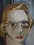 Here's a wonderful Cubist style circa 1950s self portrait by Margot Ammon (1930), former art instructor of Saratoga...
