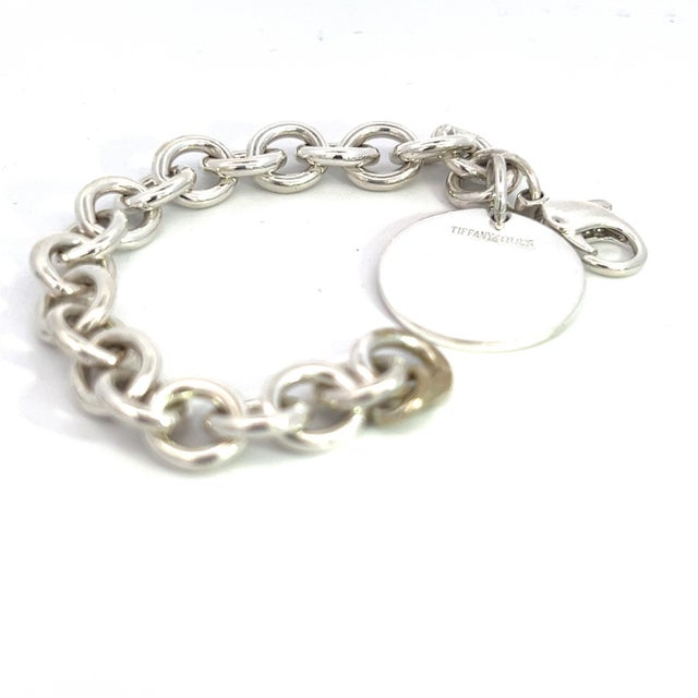 Authentic Tiffany & Co Estate Bracelet 6.75" Sterling Silver TIF526 This elegant Authentic Tiffany & Co bracelet is made...