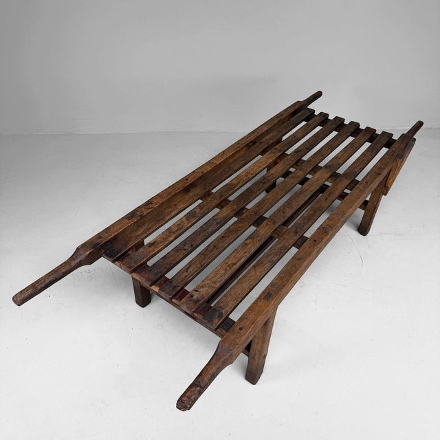 Antique French Display Bench, 1900s For Sale - Image 4 of 16