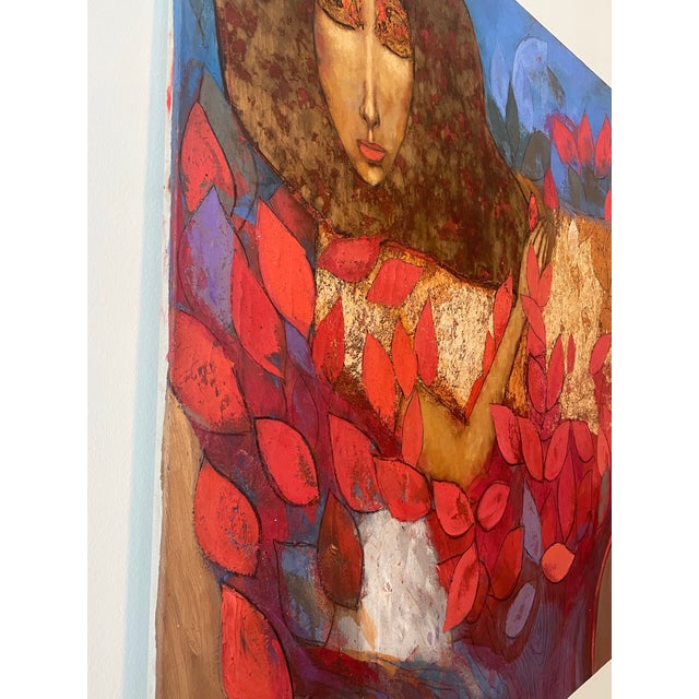 “En El Arbol”, Oil on Canvas, H. Jimenez (Signed) For Sale - Image 4 of 6