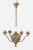 Louis XVI Style Five-Branch Silvered and Gilt Bronze Chandelier. 35.5" H x 22" Diameter. Provenance: From a 225 West 86th...
