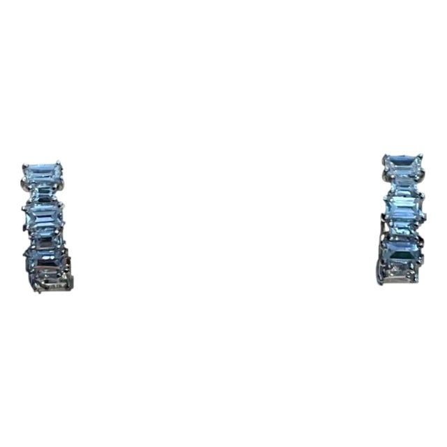 Vintage Pave Crystal Earrings For Sale