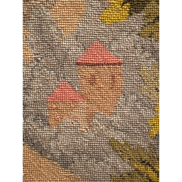 Tapestry with Motif of Birds by a Pond For Sale - Image 6 of 9