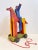 Figurative Mid 20th Century Blas Castagna Hand Painted Wooden Constructivist Sculpture Toy Horse Carved Wood For Sale - Image 3 of 11