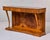 1930s Italian Art Deco Three Drawer Walnut Console With Crotch Veneer For Sale - Image 5 of 12
