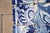 Ceramic 18th Century Antique Hand-Painted Portuguese Set of 6 Tiles With Elaborate Scrollwork Decoration For Sale - Image 7 of 9