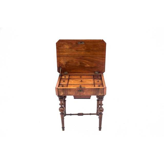 Thread Table, Northern Europe, 1890s, in Very Good conditions. Designed before 1890