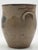 Antique Blue Stoneware Crock Urn W. Handles For Sale - Image 4 of 11