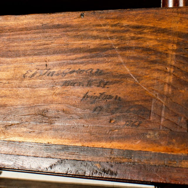 Scottish Miniature Burl Wood Chest of Drawers For Sale In Savannah - Image 6 of 11