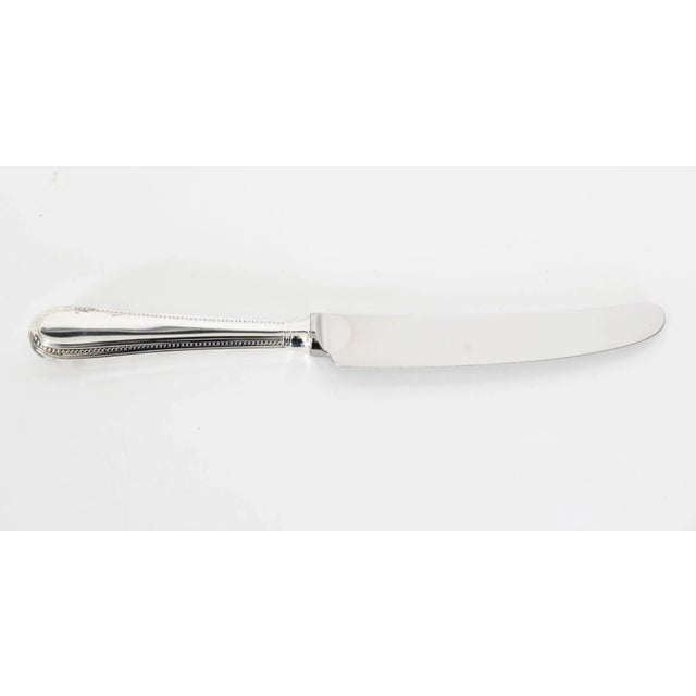 Vintage Canteen Silver-Plated Bead Pattern Cutlery Set, 20th Century, Set of 84 For Sale - Image 11 of 18