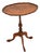 Antique Figured Walnut Pie Crust Wine Table, 1930s For Sale