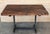 French Solid Cast Iron French Work Table With Wood Top For Sale - Image 4 of 12