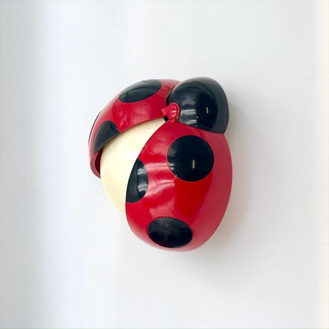 Lucinelle Ladybug Wall Lamp by Jean-Pierre Vitrac for Co&Co, France, 1970s For Sale - Image 12 of 12