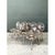 Metal Vintage Francois Carre Sunburst Garden Chairs - Set of Eight For Sale - Image 7 of 12