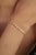 American Modern Minimalist Bezel Set Diamond Tennis Bracelet in 14k Yellow Gold 7 Inches For Sale - Image 3 of 16