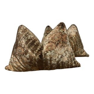 Vintage Re-Designed and Hand-Engineered Pillow Covers - a Pair For Sale