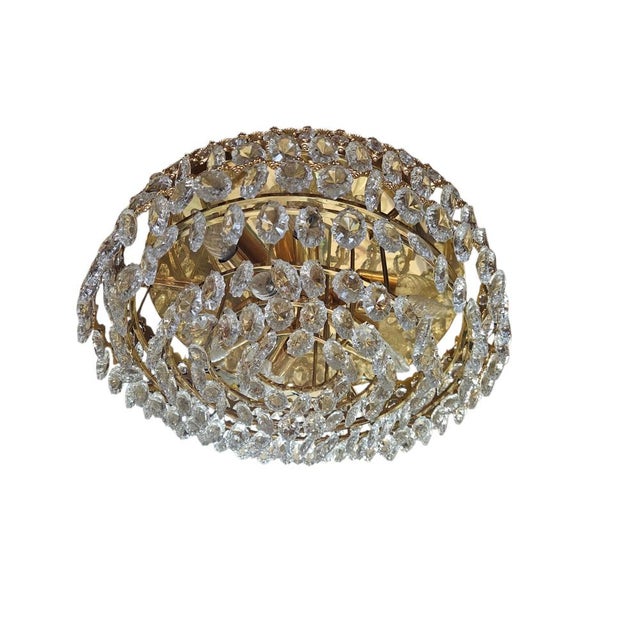 The subject of the sale is a unique, extremely impressive ceiling lamp manufactured by a renowned german manufacturer...