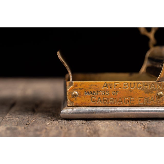 1890s A. F. Buchanan & Sons Brass and Oilcloth Salesman’s Sample For Sale - Image 15 of 16