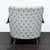 1990s Classic Vintage Lounge Chair With Patterned Upholstery For Sale - Image 5 of 8