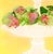 Pink Lady Apples White Tiered Fruit Stand Contemporary Still Life Painting For Sale - Image 4 of 5