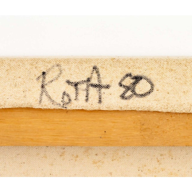 Yellow Jack Roth "Rope Dancer 27" Acrylic on Canvas, '80 For Sale - Image 8 of 11