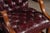 Late 20th Century Pair of Tufted Leather Square-Back Dining Chairs in Oxblood For Sale - Image 14 of 17
