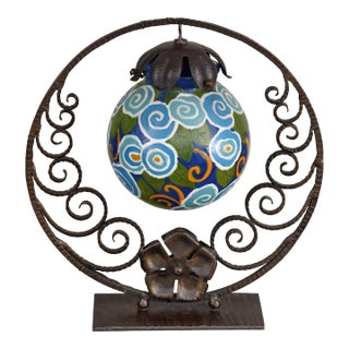 French Art Deco Table Lamp by Adrien Mazoyer - 1930s France For Sale