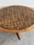 Late 20th Century Vintage Wood Coffee Table with Etched Brass Top, 1970s For Sale - Image 5 of 14