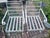 Vintage Wrought Iron Patio Lounge Chairs, a Pair For Sale - Image 10 of 11