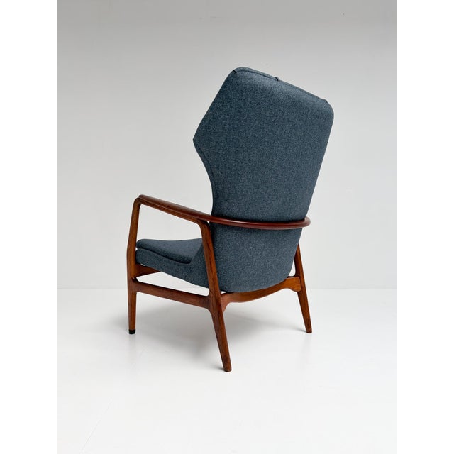 Blue Edith Men's Lounge Chair from Bovenkamp, 1960s For Sale - Image 8 of 17