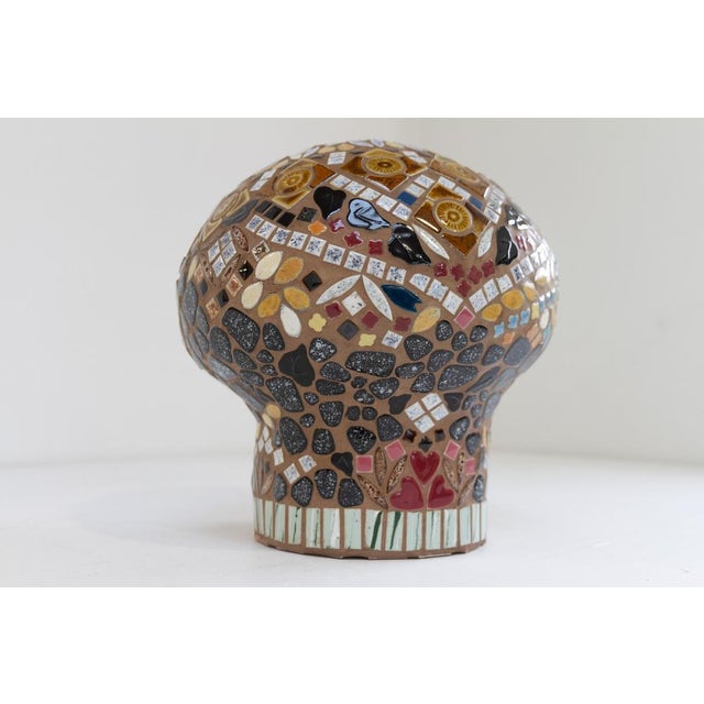 Swedish Folk Art Mosaic Mushroom Piggy Bank, 1970s For Sale - Image 15 of 16