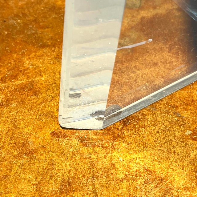 1980s Set of 4 High Back Lucite Dining Chairs For Sale - Image 16 of 17