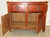 Wood Antique Dutch Colonial Teak Carved Two Drawer Two Door Buffet Cabinet For Sale - Image 7 of 13