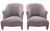 Rare matched pair of John Hutton for Donghia Shell lounge chairs. Designed with Hutton’s signature sculptural approach,...