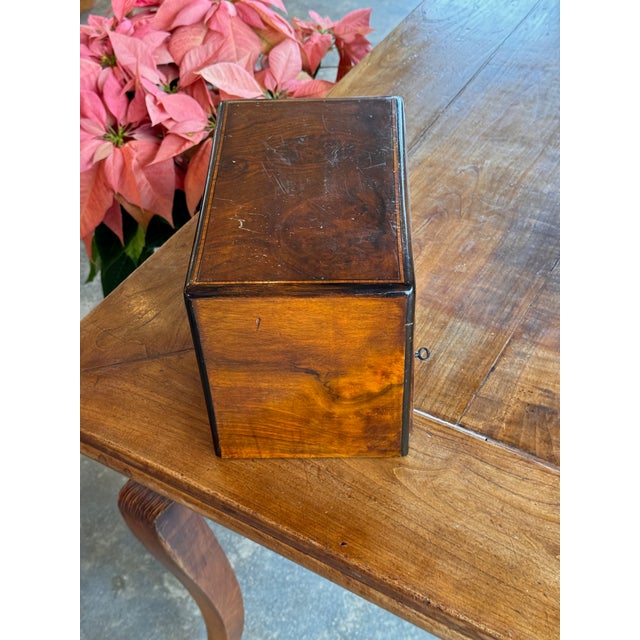 19th Century Small Hinged-Door Box With Interior Drawers For Sale - Image 10 of 10