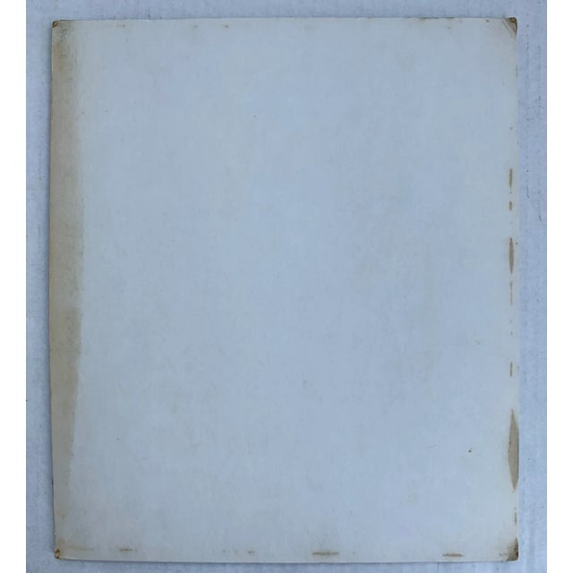 Mid-Century Modern Abstract Woodblock Print by Leon Miller For Sale In Richmond - Image 6 of 7