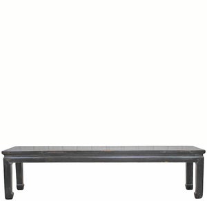 82" Long Vintage Solid Elm Bench