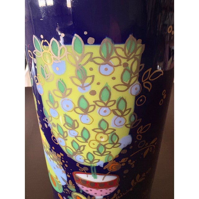 Ceramic Bjorn Wiinblad for Rosenthal "1001 Nights" Porcelain Vase For Sale - Image 7 of 10