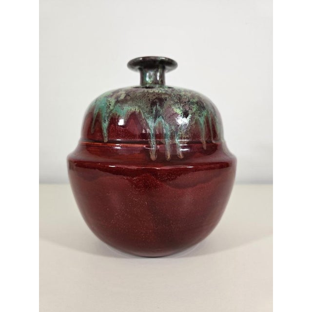 Green Vintage Vase from CAB, 1920s For Sale - Image 8 of 8