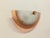 Mid-Century Modern Wall Lamp with Salmon Murano Band, 1980s For Sale - Image 3 of 16